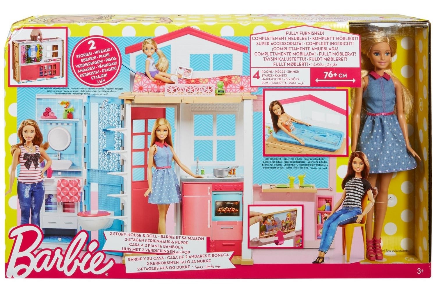 Игровой набор – Домик и кукла Barbie  